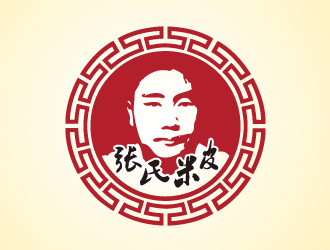 黃安悅的張氏米皮  上海張氏餐飲管理有限公司logo設(shè)計(jì)