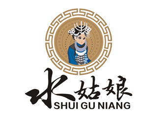 廖燕峰的水姑娘(人物卡通LOGO設(shè)計）logo設(shè)計