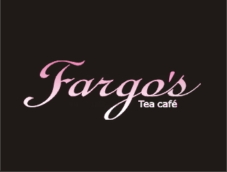 鄭國麟的花格子Fargo's（Tea café）甜品店logo設(shè)計