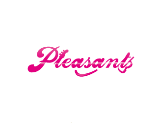 pleasant 吉它 小提琴 樂器 英文字體logo設計logo設計