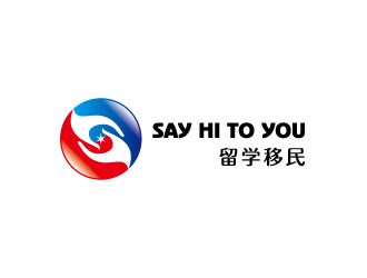 楊劍的SAY HI TO YOU 留學(xué)移民logo設(shè)計(jì)