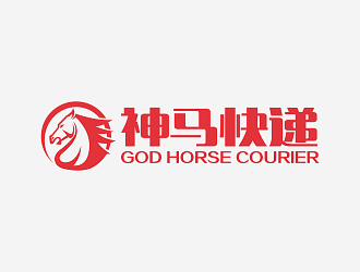 鐘華的神馬快遞logo設計