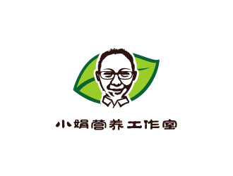 小娟瘦身營養(yǎng)工作室卡通標志logo設計