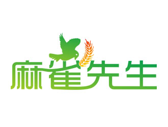 劉彩云的麻雀先生logo設(shè)計