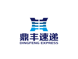 周金進的鼎豐速遞  dingfeng  expresslogo設(shè)計