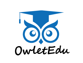 陸達(dá)活的OwletEdu 卡通貓頭鷹logo設(shè)計