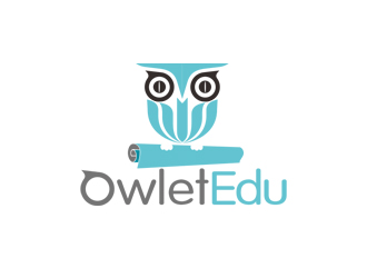 周國強的OwletEdu 卡通貓頭鷹logo設(shè)計