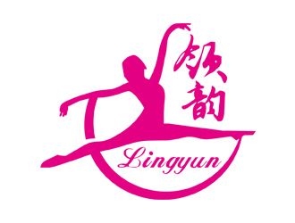 領(lǐng)韻國際藝術(shù)培訓(xùn)中心logo設(shè)計(jì)