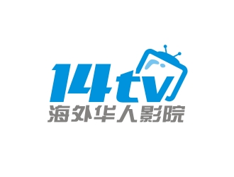 14TV 海外華人影院logo設(shè)計