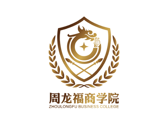 周龍福商學院logo設(shè)計