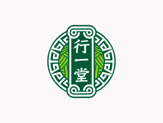 梁俊的山東行一堂中醫(yī)健康服務(wù)有限公司logo設(shè)計(jì)