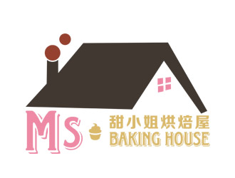 劉彩云的甜小姐烘焙屋logo設計