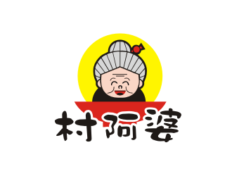 姜彥海的村阿婆卡通形象logologo設(shè)計