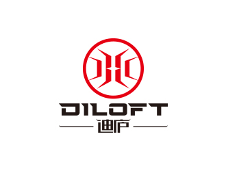 迪廬；DILOFT 對(duì)稱標(biāo)志logo設(shè)計(jì)