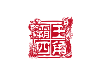 何錦江的霸王四角logo設(shè)計(jì)