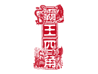 何錦江的霸王四角logo設(shè)計(jì)