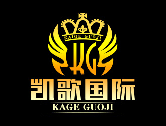 向正軍的凱歌國際logo設(shè)計