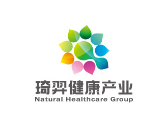 周金進(jìn)的陜西琦羿健康產(chǎn)業(yè)有限公司/Shaanxi Natural Healthcare Group Co.,logo設(shè)計(jì)