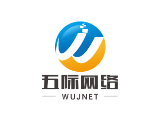 朱紅娟的五際網(wǎng)絡(luò)（wujnet）logo設(shè)計(jì)