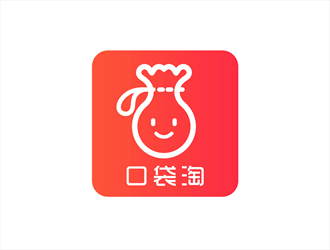 唐國(guó)強(qiáng)的口袋淘logo設(shè)計(jì)