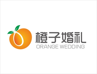 唐國強(qiáng)的橙子婚禮logo設(shè)計