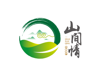 黃安悅的山間情  農(nóng)副特產(chǎn)logo設(shè)計