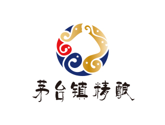 黃安悅的茅臺(tái)鎮(zhèn)精釀白酒商標(biāo)設(shè)計(jì)logo設(shè)計(jì)