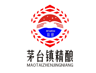 楊占斌的茅臺鎮(zhèn)精釀白酒商標設計logo設計