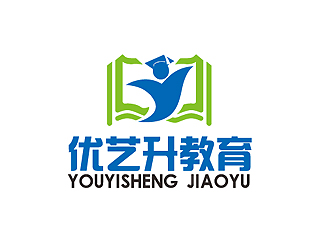 秦曉東的優(yōu)藝升教育logo設(shè)計