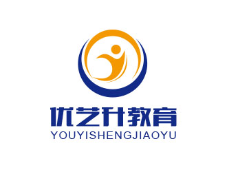 朱紅娟的優(yōu)藝升教育logo設(shè)計