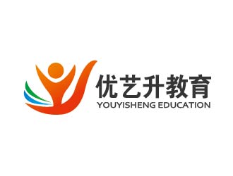 李賀的優(yōu)藝升教育logo設(shè)計