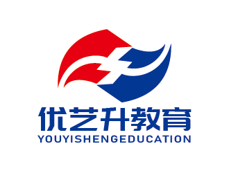 陳曉濱的優(yōu)藝升教育logo設(shè)計