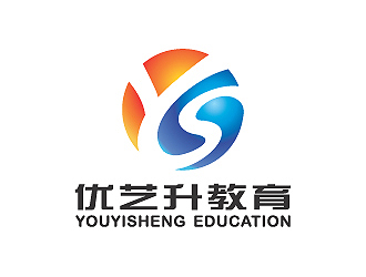 彭波的優(yōu)藝升教育logo設(shè)計