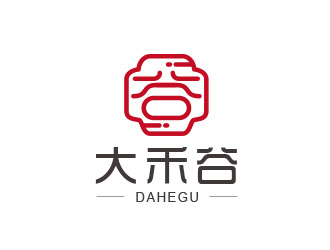 朱紅娟的大禾谷中式快餐標(biāo)志設(shè)計(jì)logo設(shè)計(jì)