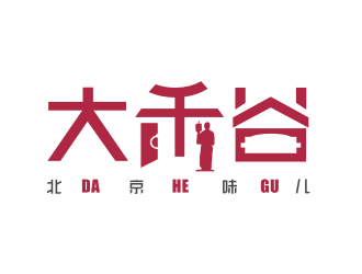 姜彥海的大禾谷中式快餐標(biāo)志設(shè)計logo設(shè)計