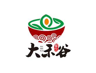 盛銘的大禾谷中式快餐標(biāo)志設(shè)計(jì)logo設(shè)計(jì)