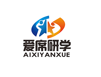 秦曉東的愛席研學logo設計