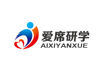 李賀的愛席研學logo設計