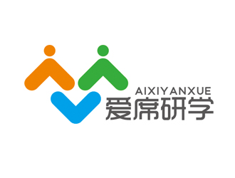 趙鵬的愛席研學logo設計