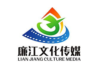 勞志飛的廉江文化傳媒logo設計