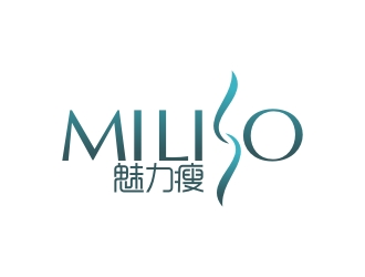 魅力瘦   MI LI SOlogo設計