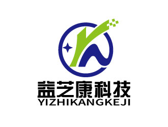 連杰的貴州益芝康科技有限公司logo設(shè)計