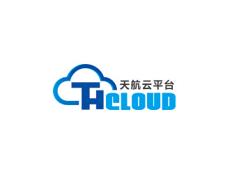 THCLOUD   天航云平臺(tái)logo設(shè)計(jì)