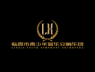 孫金澤的臨夏市青少年管樂交響樂團logo設計