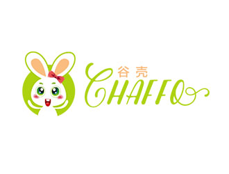 鐘炬的Chaffo谷殼logo設(shè)計