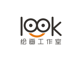 孫永煉的look繪畫工作室logo設(shè)計