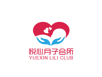 黃安悅的悅心月子會所logo設(shè)計