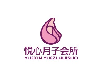 曾翼的悅心月子會所logo設(shè)計