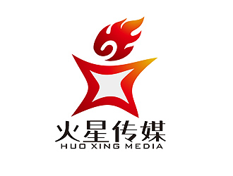 盛銘的火星傳媒logo設(shè)計