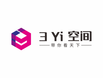 何嘉健的3 Yi 空間logo設(shè)計